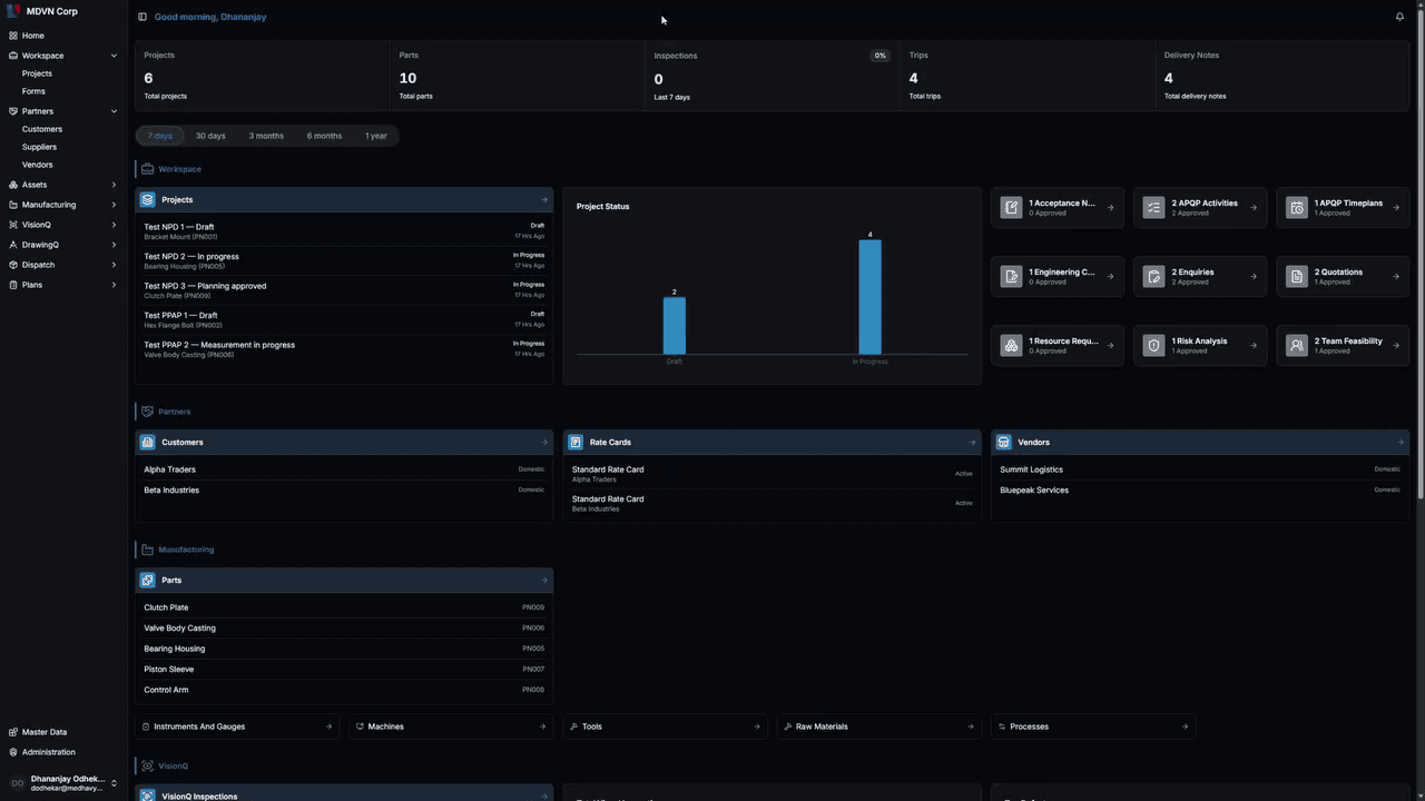 QMS demo video