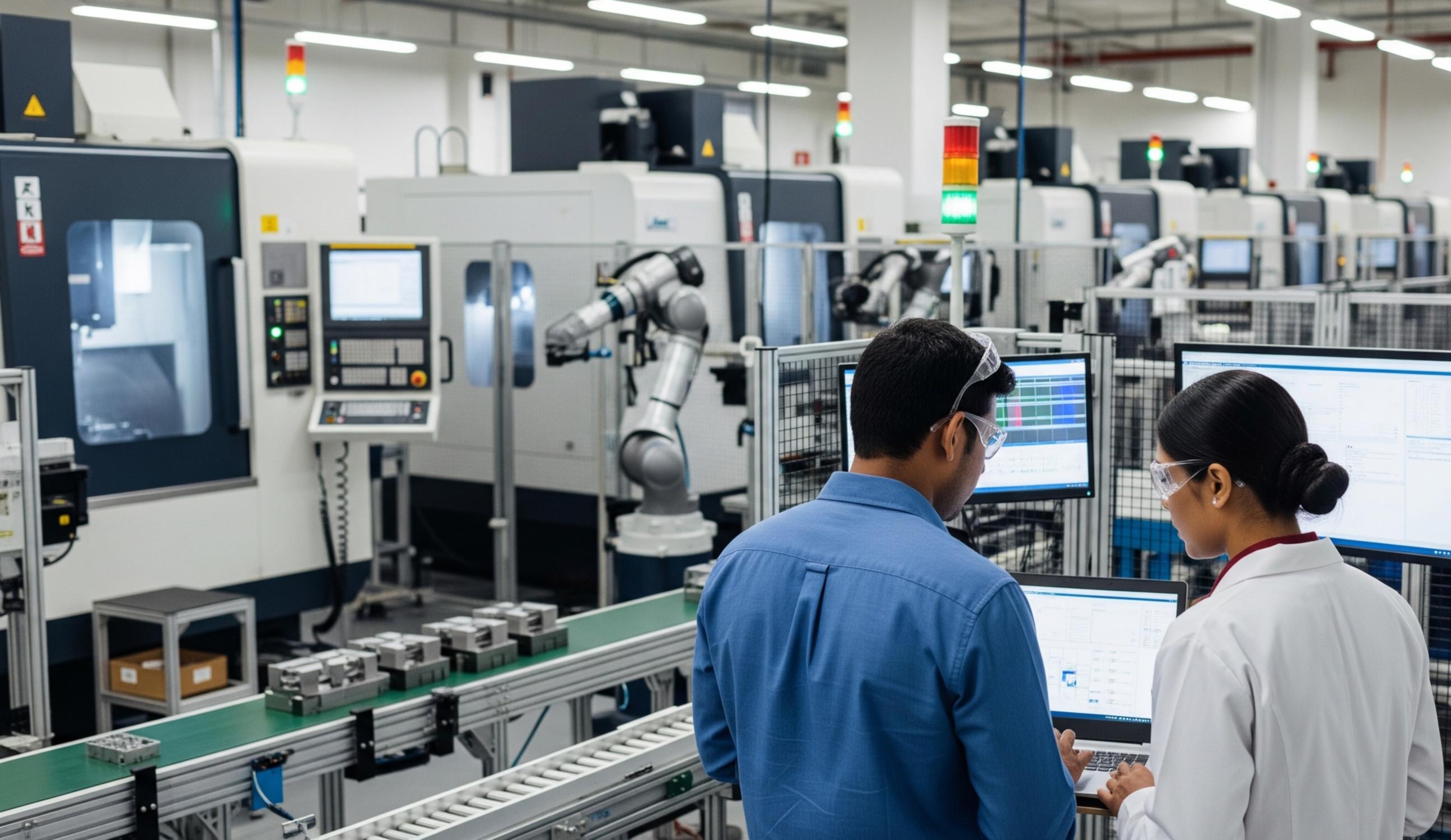 Factory operator with supervisor review quality.